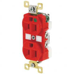 Bryant Electric - Straight Blade Receptacles Receptacle Type: Duplex Receptacle Grade: Hospital - USA Tool & Supply