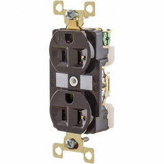 Bryant Electric - Straight Blade Receptacles Receptacle Type: Duplex Receptacle Grade: Industrial - USA Tool & Supply