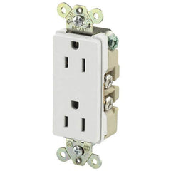 Bryant Electric - Straight Blade Receptacles Receptacle Type: Duplex Receptacle Grade: Industrial - USA Tool & Supply