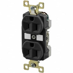 Bryant Electric - Straight Blade Receptacles Receptacle Type: Duplex Receptacle Grade: Industrial - USA Tool & Supply