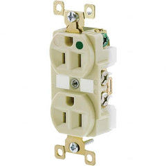 Bryant Electric - Straight Blade Receptacles Receptacle Type: Duplex Receptacle Grade: Hospital - USA Tool & Supply