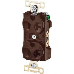 Bryant Electric - Straight Blade Receptacles Receptacle Type: Duplex Receptacle Grade: Industrial - USA Tool & Supply
