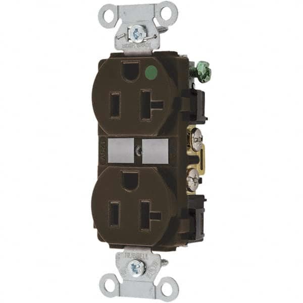 Bryant Electric - Straight Blade Receptacles Receptacle Type: Duplex Receptacle Grade: Hospital - USA Tool & Supply