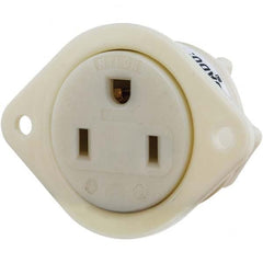 Bryant Electric - Straight Blade Receptacles Receptacle Type: Flanged Receptacle Grade: Industrial - USA Tool & Supply
