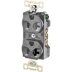 Bryant Electric - Straight Blade Receptacles Receptacle Type: Duplex Receptacle Grade: Industrial - USA Tool & Supply