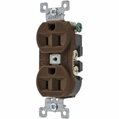Bryant Electric - Straight Blade Receptacles Receptacle Type: Duplex Receptacle Grade: Specification - USA Tool & Supply