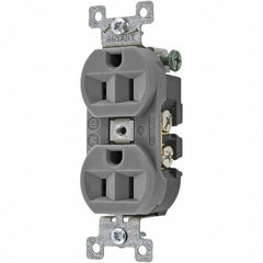 Bryant Electric - Straight Blade Receptacles Receptacle Type: Duplex Receptacle Grade: Specification - USA Tool & Supply