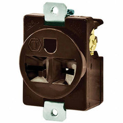 Bryant Electric - Straight Blade Receptacles Receptacle Type: Single Receptacle Grade: Industrial - USA Tool & Supply
