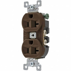 Bryant Electric - Straight Blade Receptacles Receptacle Type: Duplex Receptacle Grade: Specification - USA Tool & Supply
