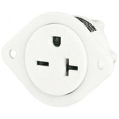 Bryant Electric - Straight Blade Receptacles Receptacle Type: Flanged Receptacle Grade: Industrial - USA Tool & Supply