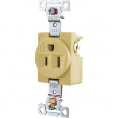 Bryant Electric - Straight Blade Receptacles Receptacle Type: Single Receptacle Grade: Industrial - USA Tool & Supply