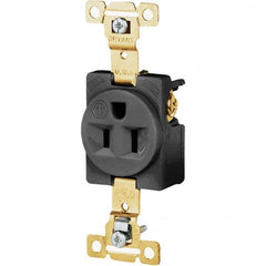 Bryant Electric - Straight Blade Receptacles Receptacle Type: Single Receptacle Grade: Industrial - USA Tool & Supply