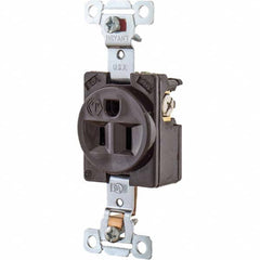 Bryant Electric - Straight Blade Receptacles Receptacle Type: Single Receptacle Grade: Industrial - USA Tool & Supply