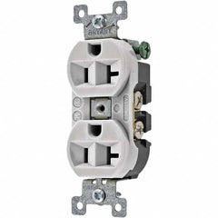 Bryant Electric - Straight Blade Receptacles Receptacle Type: Duplex Receptacle Grade: Specification - USA Tool & Supply