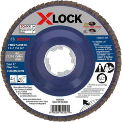 Bosch - Flap Discs Abrasive Type: Coated Flap Disc Type: Type 27 - USA Tool & Supply