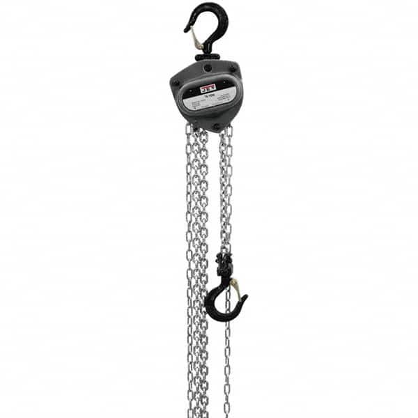 Jet - 500 Lb Capacity, 90' Lift Height, Manual Chain Hoist - USA Tool & Supply