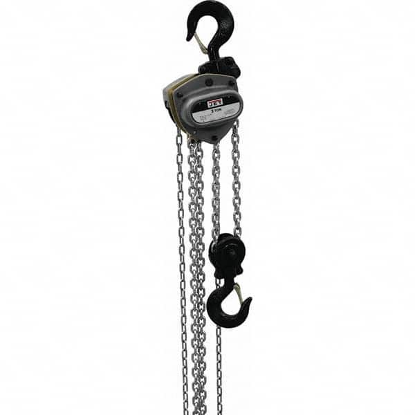 Jet - 10,000 Lb Capacity, 50' Lift Height, Manual Chain Hoist - USA Tool & Supply