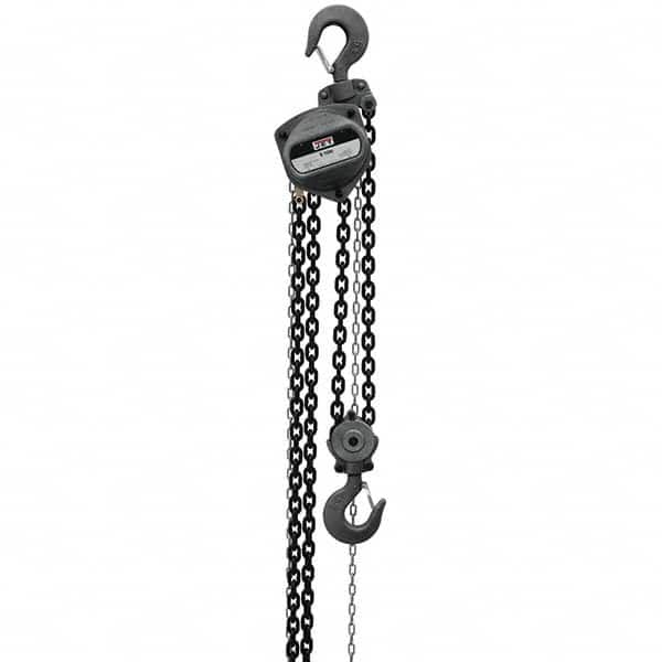 Jet - 20,000 Lb Capacity, 40' Lift Height, Manual Chain Hoist - USA Tool & Supply