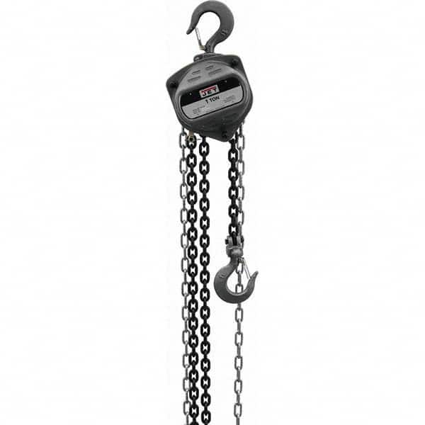 Jet - 2,000 Lb Capacity, 40' Lift Height, Manual Chain Hoist - USA Tool & Supply