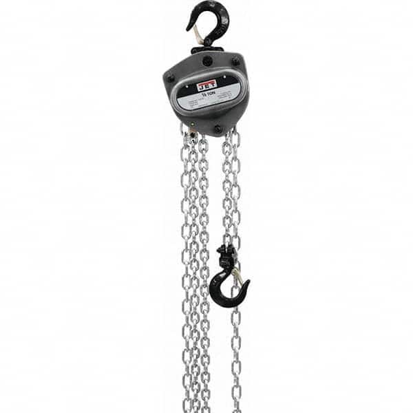 Jet - 1,000 Lb Capacity, 50' Lift Height, Manual Chain Hoist - USA Tool & Supply