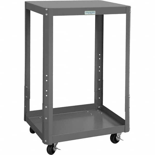 Durham - Stationary Work Benches, Tables Type: Machine Work Table Top Material: 16 Gauge Steel - USA Tool & Supply