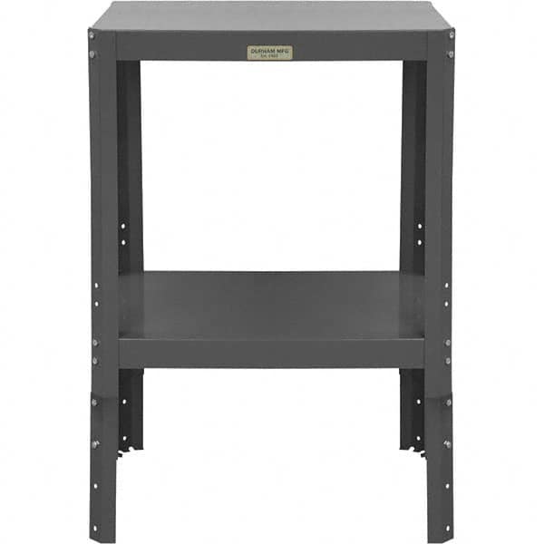 Durham - Stationary Work Benches, Tables Type: Machine Work Table Top Material: 16 Gauge Steel - USA Tool & Supply