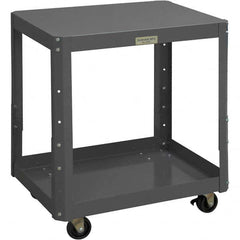 Durham - Stationary Work Benches, Tables Type: Machine Work Table Top Material: 16 Gauge Steel - USA Tool & Supply