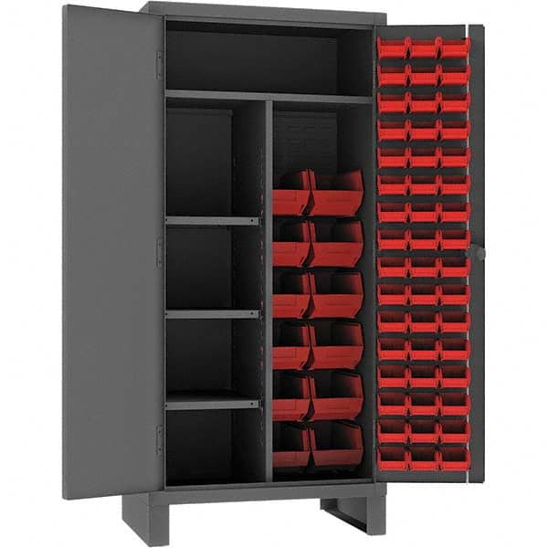 Durham - 2 Shelf Wardrobe Storage Cabinet - USA Tool & Supply