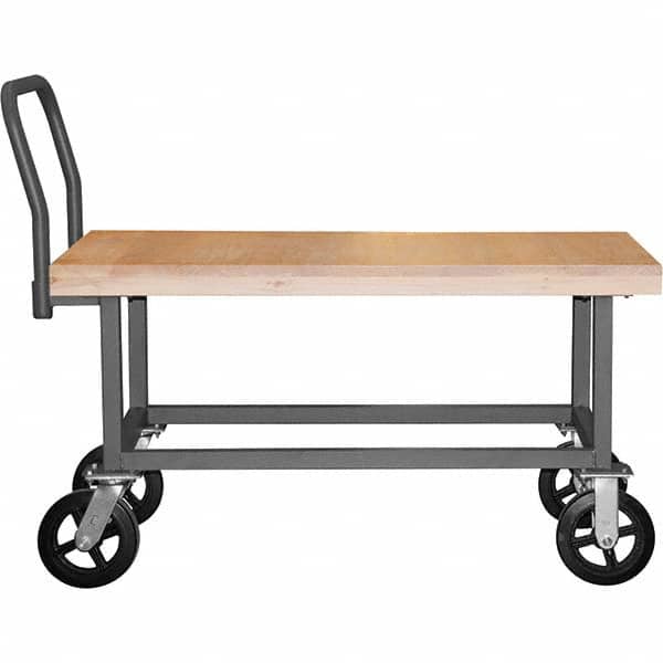 Durham - 1,800 Lb Capacity Work Height Platform Truck - USA Tool & Supply