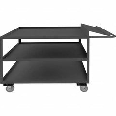 Durham - 1,200 Lb Capacity, 36-1/4" Wide x 63-1/4" Long x 40-11/16" High Order Picking Cart - USA Tool & Supply