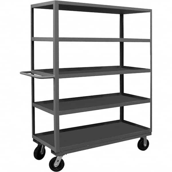 Durham - 3,000 Lb Capacity, 24-1/4" Wide x 54-1/4" Long x 68" High Heavy Duty Service Cart - USA Tool & Supply