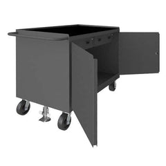 Durham - Mobile Work Benches Type: Cabinet Bench Length: 54-1/8 (Inch) - USA Tool & Supply