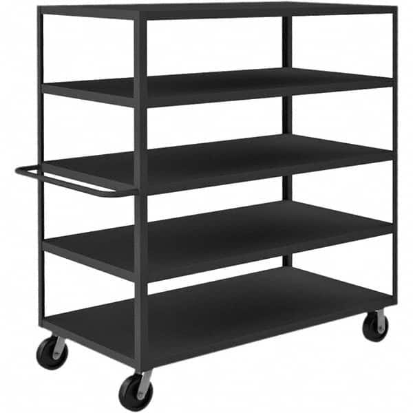 Durham - 3,600 Lb Capacity, 30-1/4" Wide x 66-1/4" Long x 66-1/2" High Heavy Duty Service Cart - USA Tool & Supply