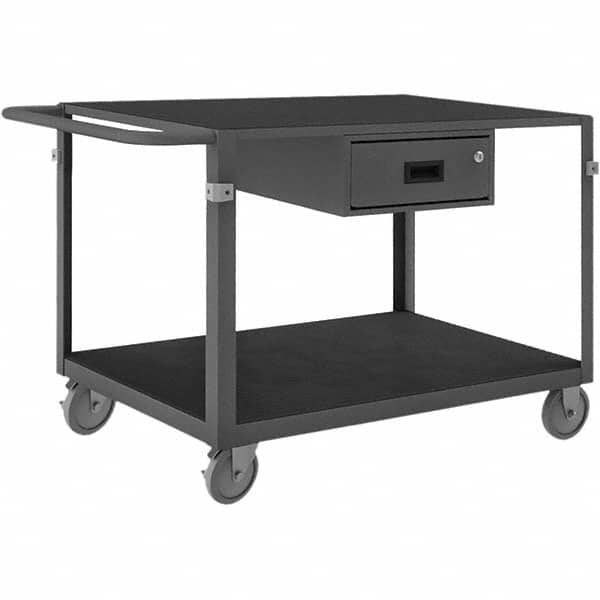Durham - 1,000 Lb Capacity, 25-1/8" Wide x 42-11/16" Long x 34" High Instrument Cart - USA Tool & Supply