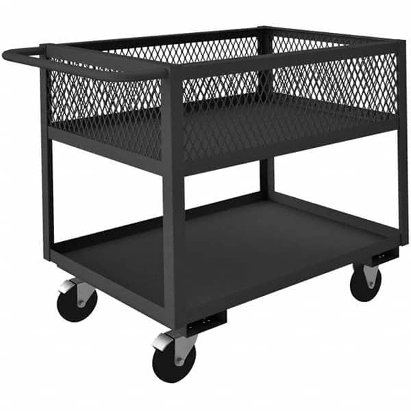 Durham - 1,400 Lb Capacity, 24-3/8" Wide x 36-1/4" Long x 35-1/8" High Heavy Duty Service Cart - USA Tool & Supply