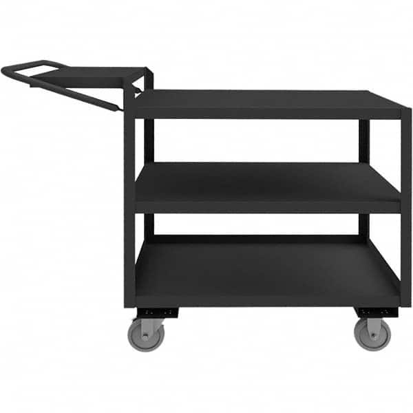 Durham - 1,200 Lb Capacity, 24-1/4" Wide x 52-3/8" Long x 40-1/4" High Order Picking Cart - USA Tool & Supply