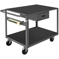 Durham - 1,000 Lb Capacity, 25-1/8" Wide x 42-11/16" Long x 31" High Instrument Cart - USA Tool & Supply