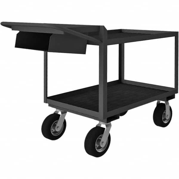 Durham - 1,200 Lb Capacity, 24-1/4" Wide x 52-3/8" Long x 38" High Mobile Cart - USA Tool & Supply