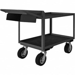 Durham - 1,200 Lb Capacity, 24-1/4" Wide x 52-3/8" Long x 38" High Mobile Cart - USA Tool & Supply