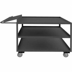 Durham - 1,200 Lb Capacity, 30-1/4" Wide x 87-1/4" Long x 40-11/16" High Order Picking Cart - USA Tool & Supply