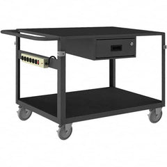 Durham - 1,000 Lb Capacity, 25-1/8" Wide x 42-11/16" Long x 34" High Instrument Cart - USA Tool & Supply