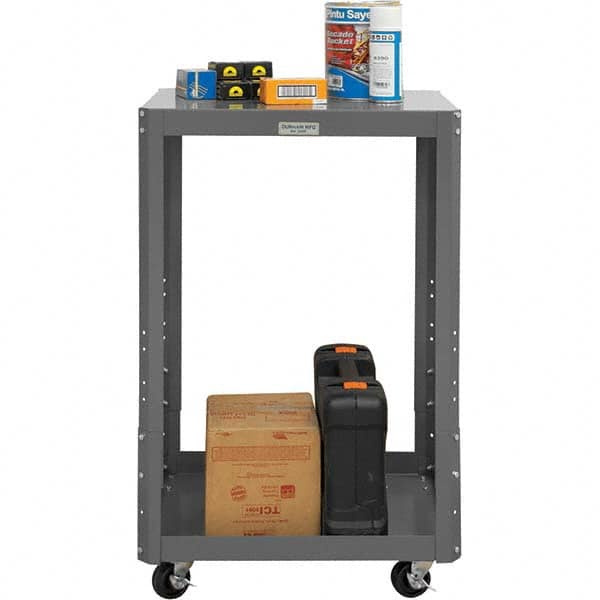 Durham - Stationary Work Benches, Tables Type: Machine Work Table Top Material: 16 Gauge Steel - USA Tool & Supply