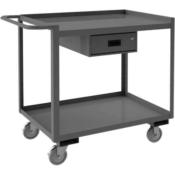 Durham - 1,200 Lb Capacity, 24-1/4" Wide x 54-1/4" Long x 37-5/8" High Heavy Duty Service Cart - USA Tool & Supply