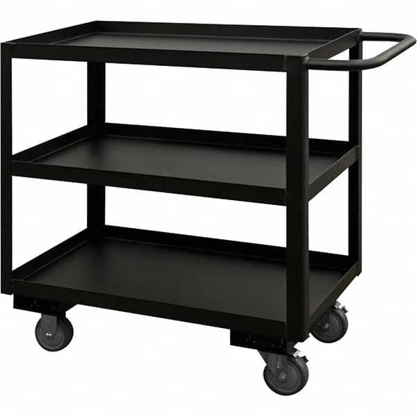 Durham - 1,200 Lb Capacity, 24-1/4" Wide x 54-1/4" Long x 33" High Heavy Duty Service Cart - USA Tool & Supply