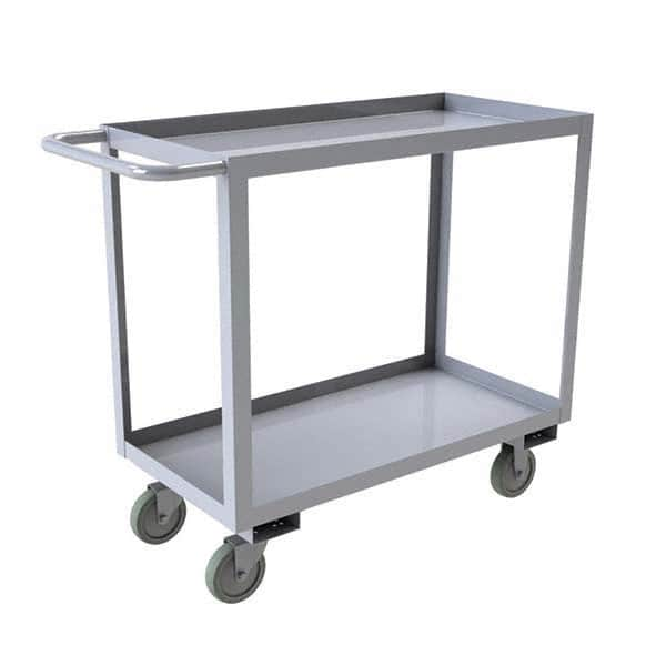 Durham - 1,200 Lb Capacity, 30-1/8" Wide x 66" Long x 35" High Mobile Cart - USA Tool & Supply