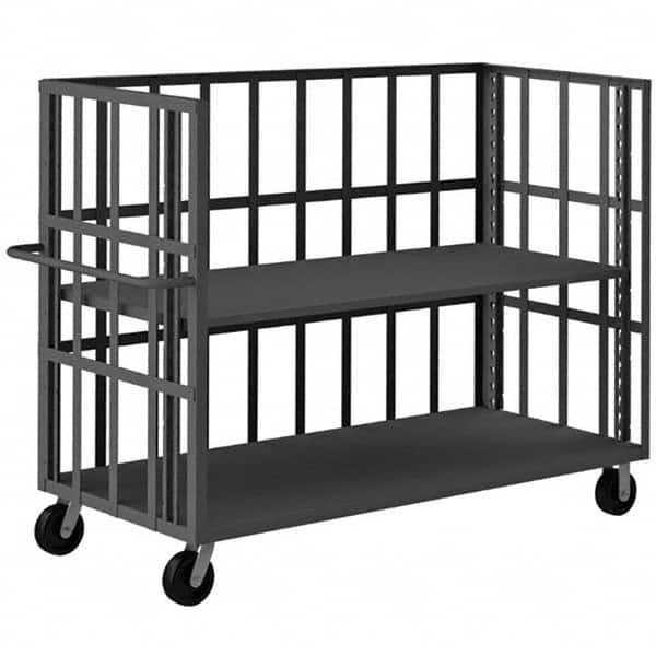 Durham - 3,000 Lb Capacity Open Portable Shelf Trucks - USA Tool & Supply