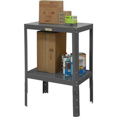 Durham - Stationary Work Benches, Tables Type: Machine Work Table Top Material: 16 Gauge Steel - USA Tool & Supply