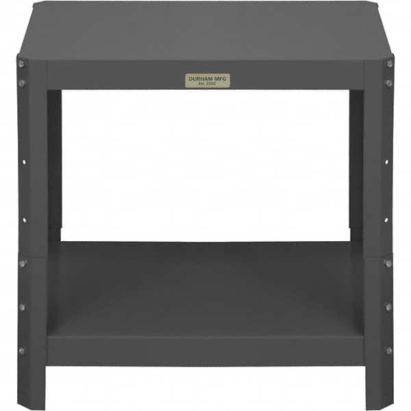 Durham - Stationary Work Benches, Tables Type: Machine Work Table Top Material: 16 Gauge Steel - USA Tool & Supply