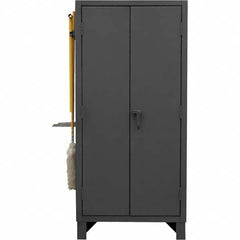 Durham - 3 Shelf Pegboard Storage Cabinet - USA Tool & Supply