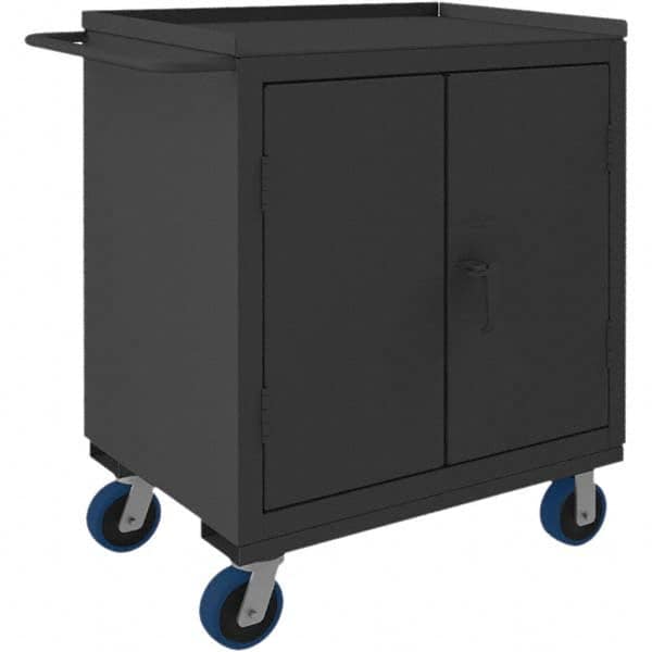 Durham - 1 Shelf Mobile Storage Cabinet - USA Tool & Supply